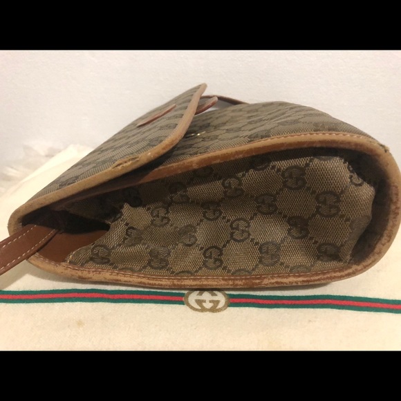 Vintage Gucci Canvas Handbag - Picture 6 of 8